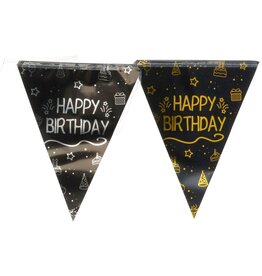 FOLAT Vlaggenlijn | Happy Birthday | Shining Glam | 4 meter