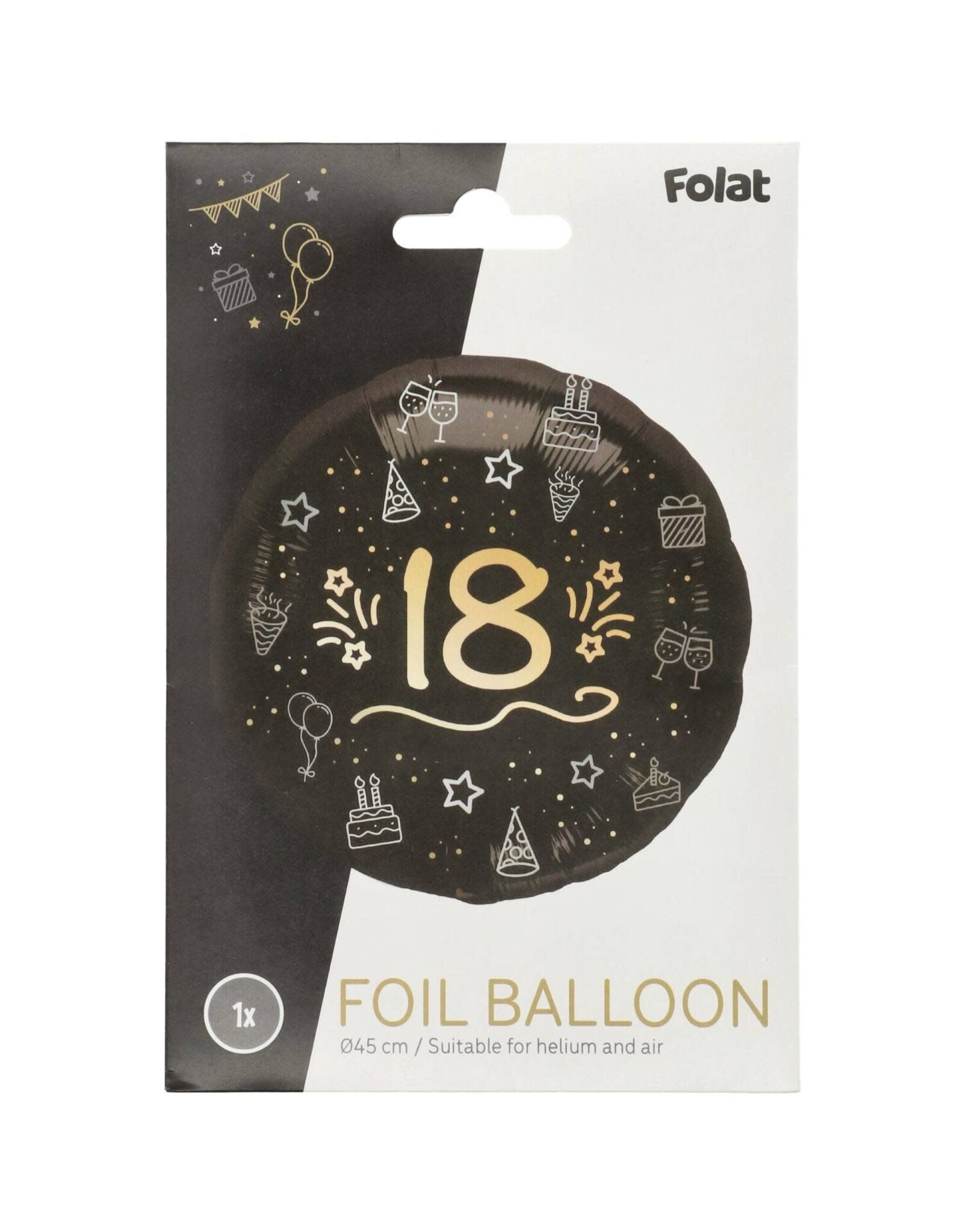 FOLAT Folieballon | 18| Shining Glam | 45 cm