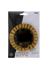 FOLAT Happy Birthday Button | Incl getal stickers