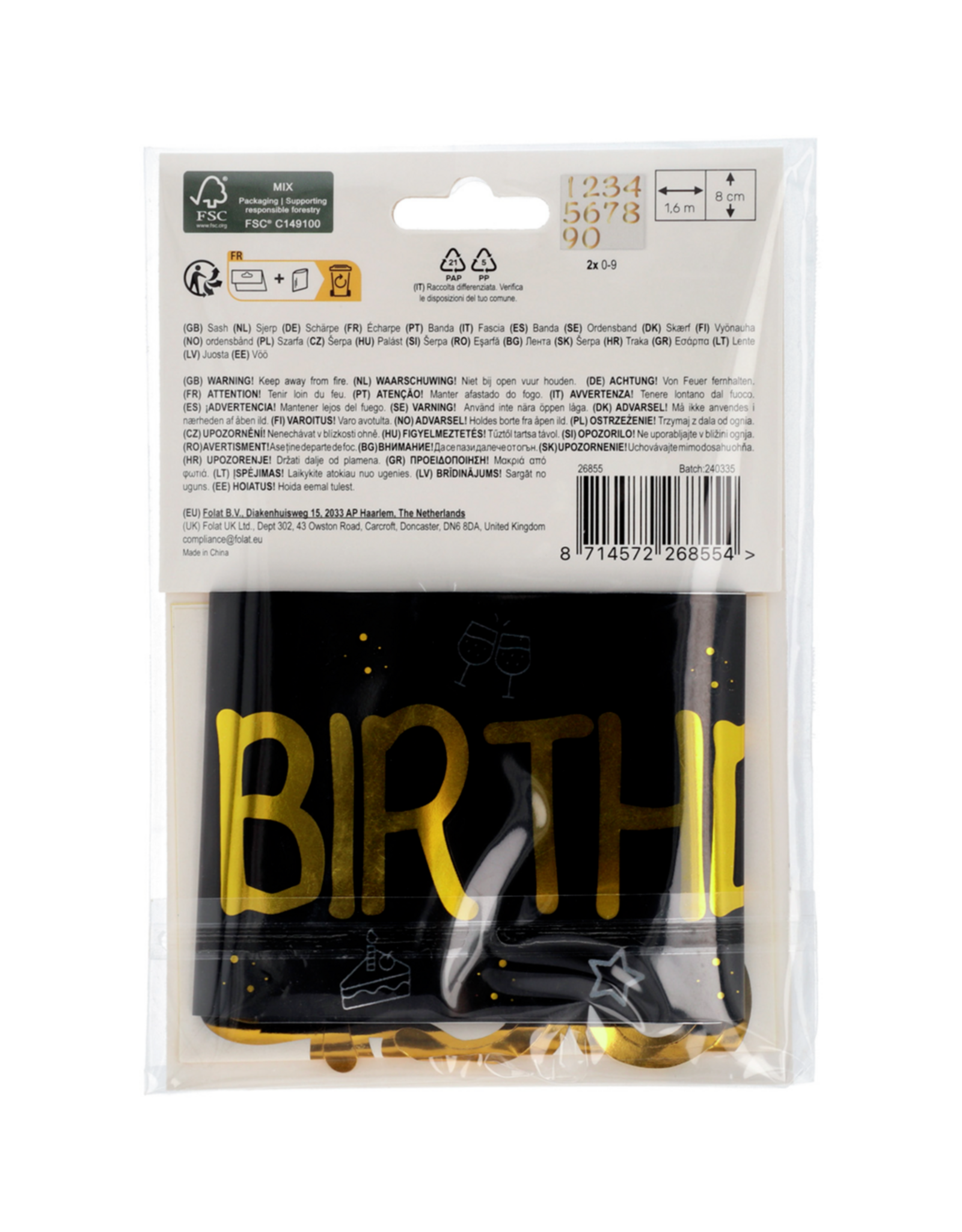 FOLAT "It’s my birthday’ sjerp | folie | Shining Glam