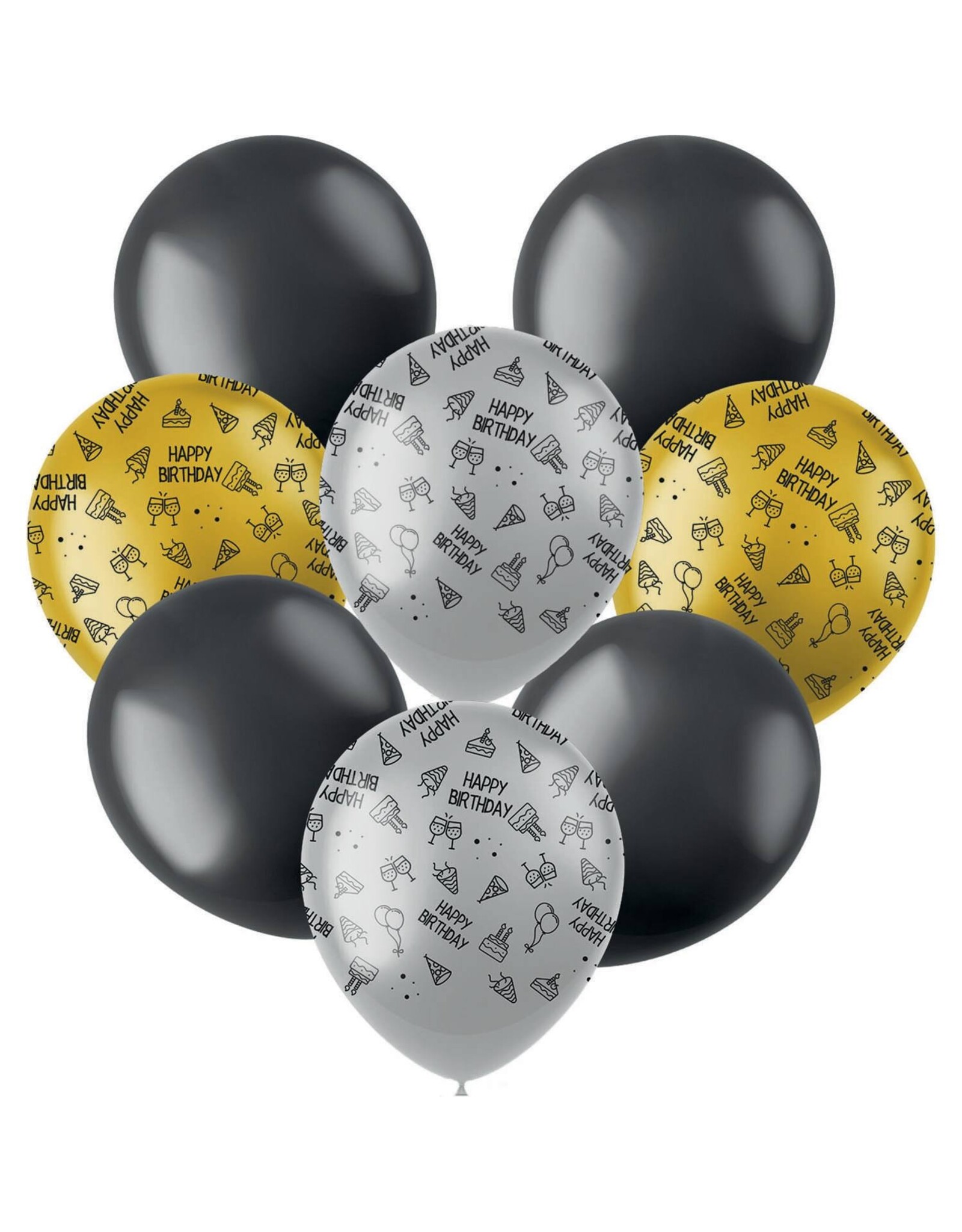 FOLAT Latexballonnen | Shining Glam | 30 cm | 8 stuks