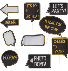 FOLAT Photobooth Set - Shining Glam - 10 stuks