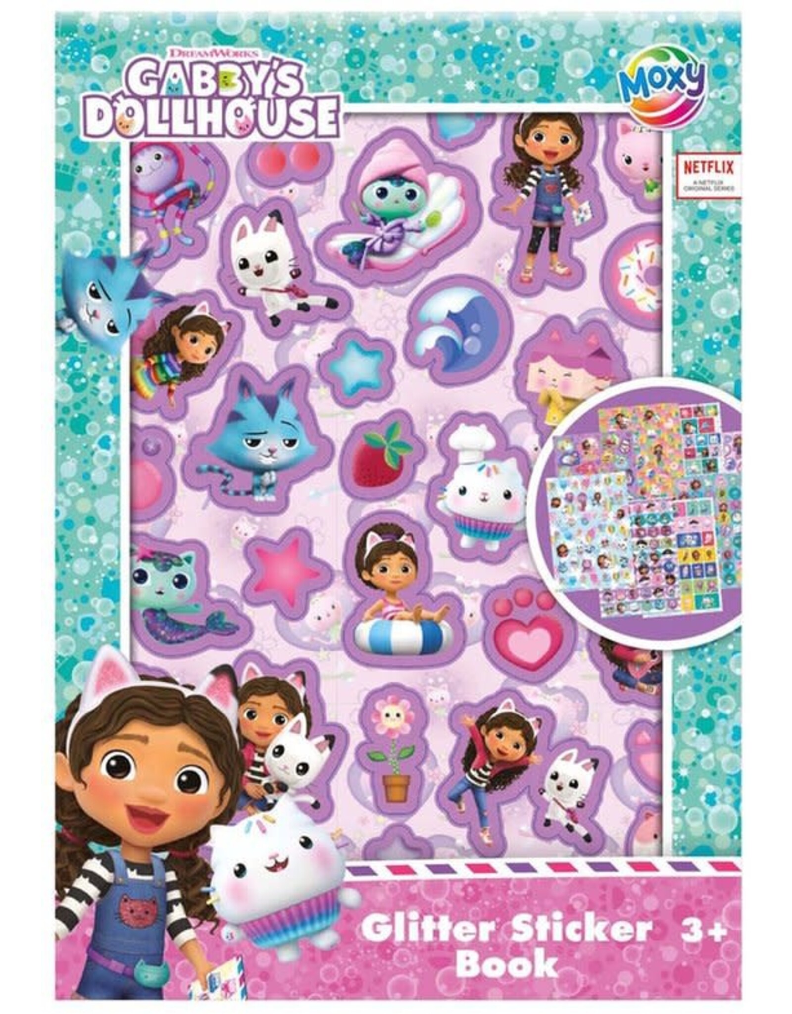 dreamworks Glitter Stickerboek A5 - Gabby's Poppenhuis