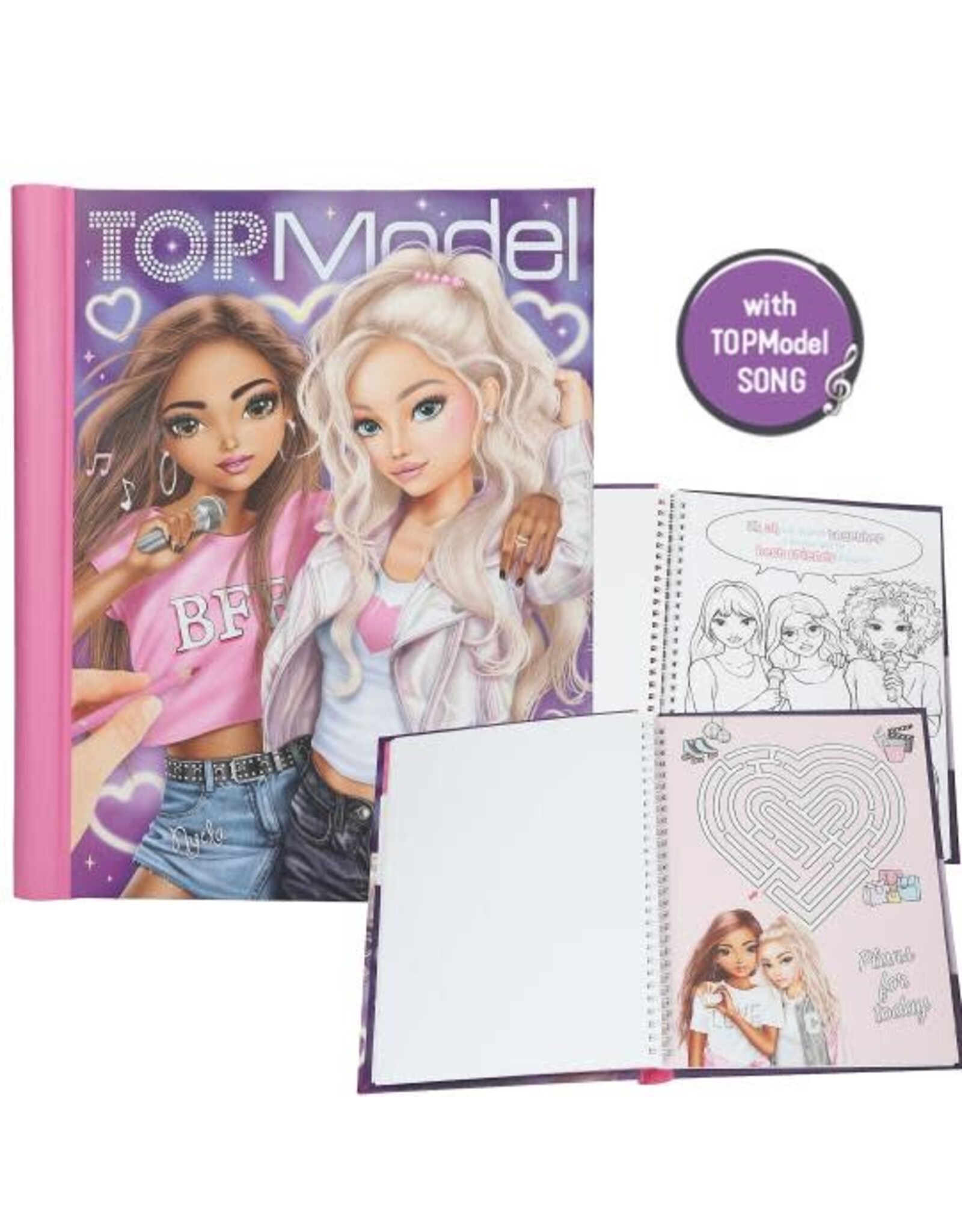 TOPMODEL TOPModel kleurboek met LED en geluid MY BFF