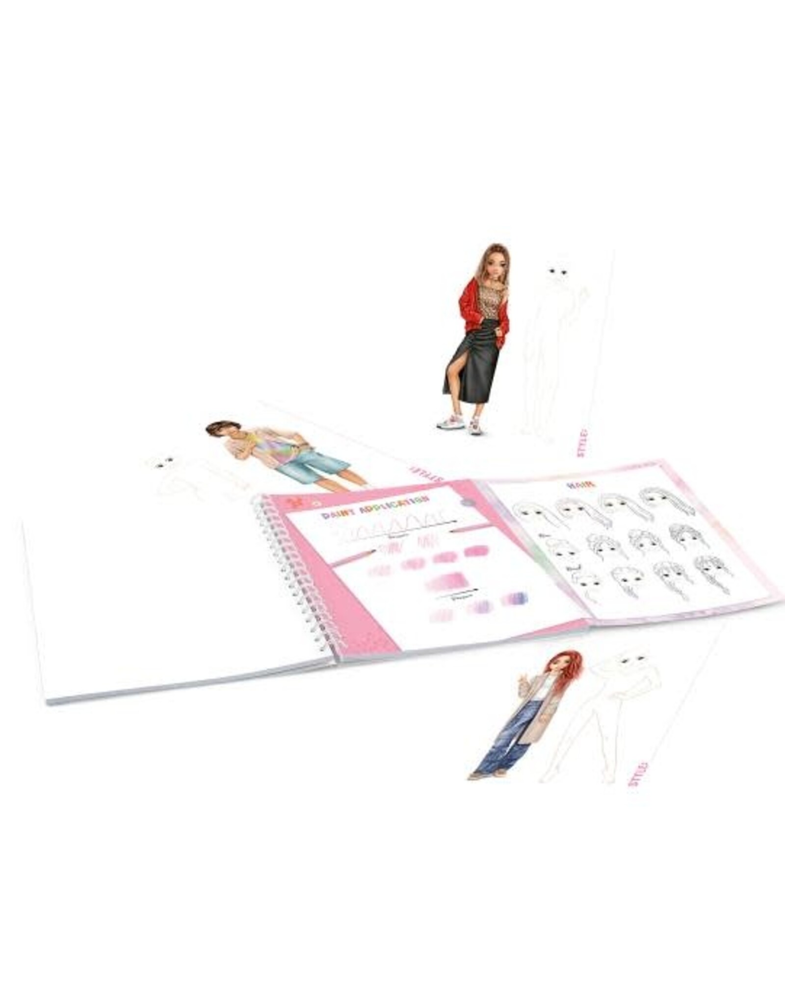 TOPMODEL Create Your TOPModel kleurboek