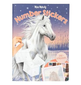 miss melody Miss Melody nummer stickers