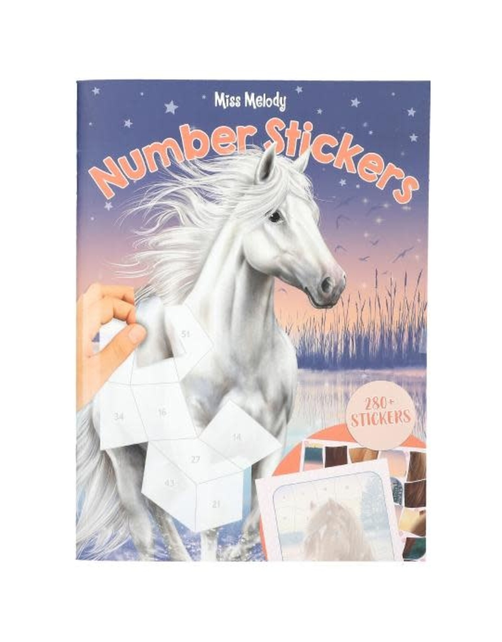 miss melody Miss Melody nummer stickers
