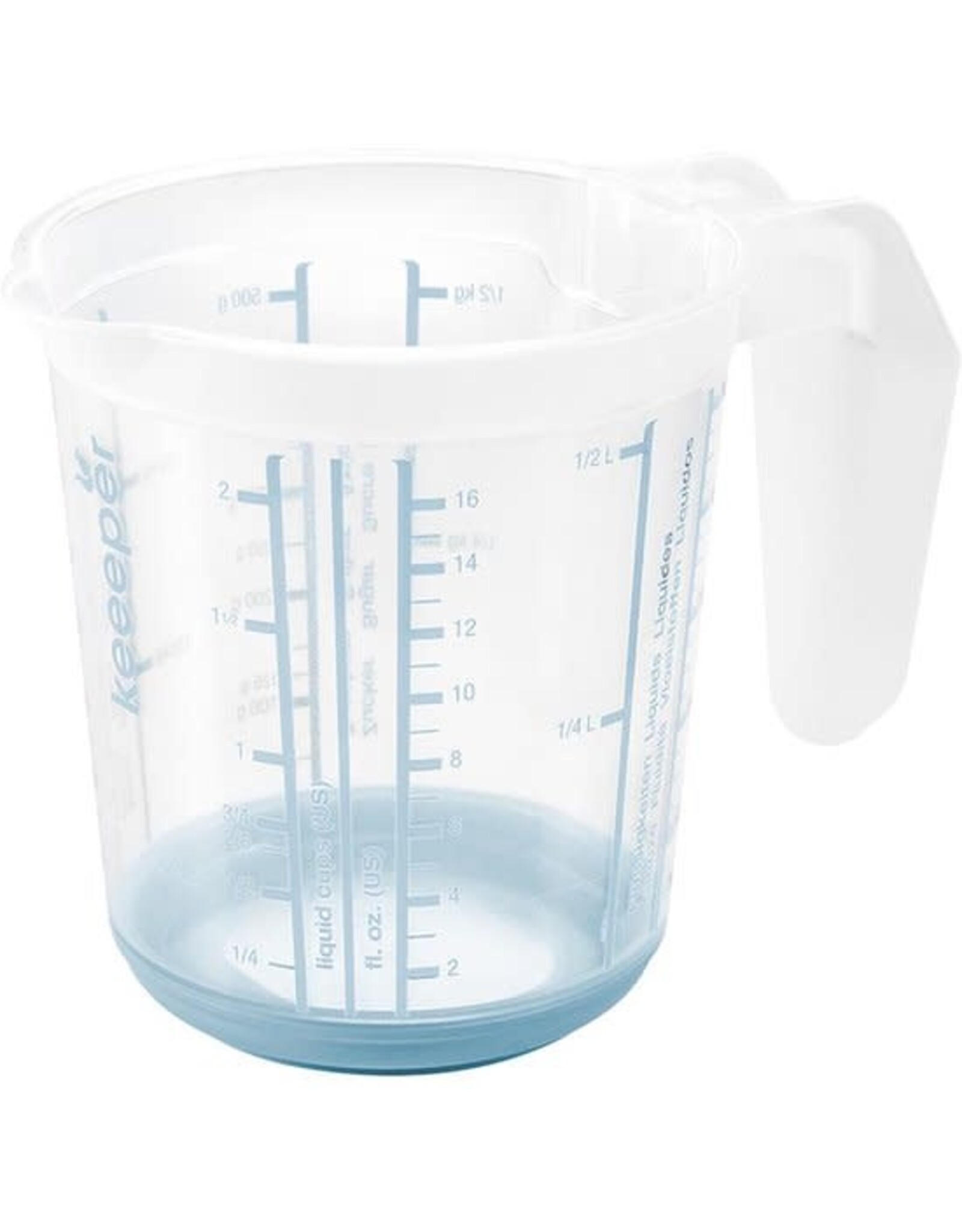 keeper Keeeper Maatbeker anti-slip 0,5L blauw