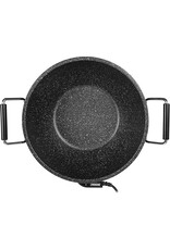 Princess Elektrische Wok 162389 - 1400W - Regelbare thermostaat -Groot 7 liter - 250C - Hapjespan - Glazen deksel - Antikleeflaag