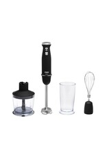 PRINCESS Princess 221220 Staafmixer - Hand blender - 800W - 4-in-1 Set- Inclusief hakmolen, garde en mengbeker