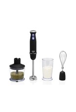 PRINCESS Princess 221220 Staafmixer - Hand blender - 800W - 4-in-1 Set- Inclusief hakmolen, garde en mengbeker