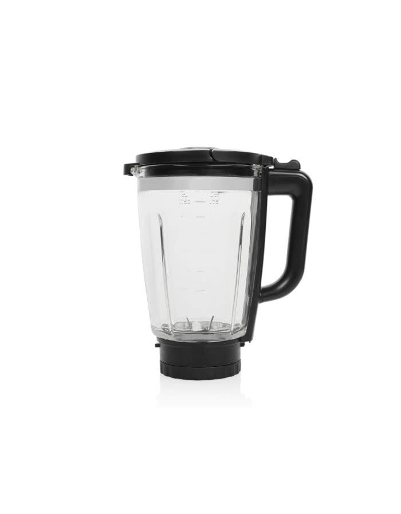 PRINCESS Princess 212094 Blender Solid Pro - 1400 W - 6 RVS messen- 1.75 Liter - Glazen kan