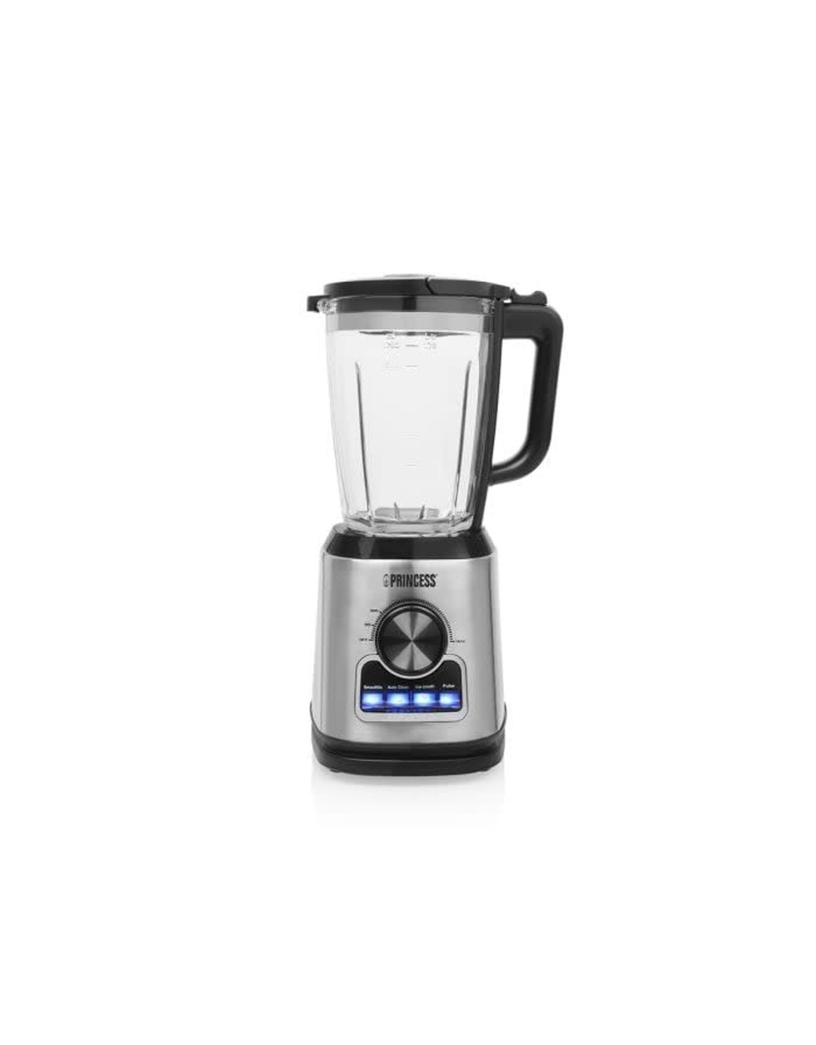 PRINCESS Princess 212094 Blender Solid Pro - 1400 W - 6 RVS messen- 1.75 Liter - Glazen kan
