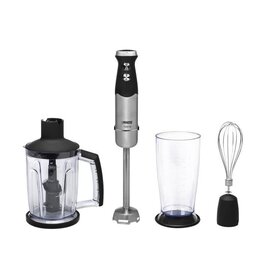 PRINCESS Princess 221221 Staafmixer - Hand blender - Extreem Krachtig – 1000 Watt - 4-in-1 Set - Inclusief Hakmolen, Garde, Mengbeker en Extra lange staaf voor Soep
