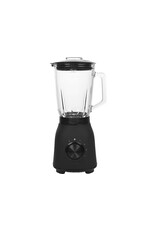 PRINCESS Princess 212092 Black Steel Blender 1000 - 4 Snelheden – Krachtig 1000W - 1.5 L - Glaskan