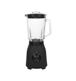 PRINCESS Princess 212092 Black Steel Blender 1000 - 4 Snelheden – Krachtig 1000W - 1.5 L - Glaskan