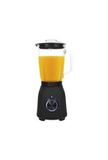 PRINCESS Princess 212092 Black Steel Blender 1000 - 4 Snelheden – Krachtig 1000W - 1.5 L - Glaskan