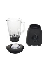 PRINCESS Princess 212092 Black Steel Blender 1000 - 4 Snelheden – Krachtig 1000W - 1.5 L - Glaskan