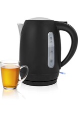 PRINCESS Princess Waterkoker 236032 – 1.7 Liter – 360° draaibaar - 2200W– Black Steel Collectie