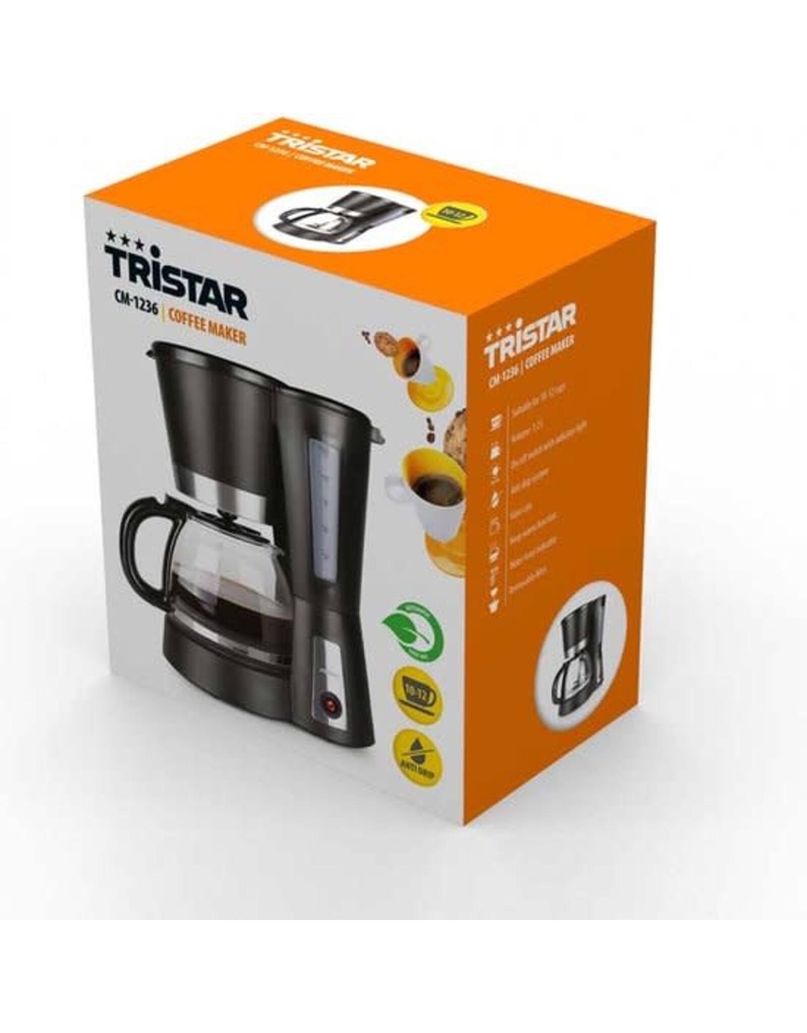 TRISTAR Tristar CM-1236 Koffiezetapparaat – Inhoud: 1.2 liter – Met warmhoudfunctie