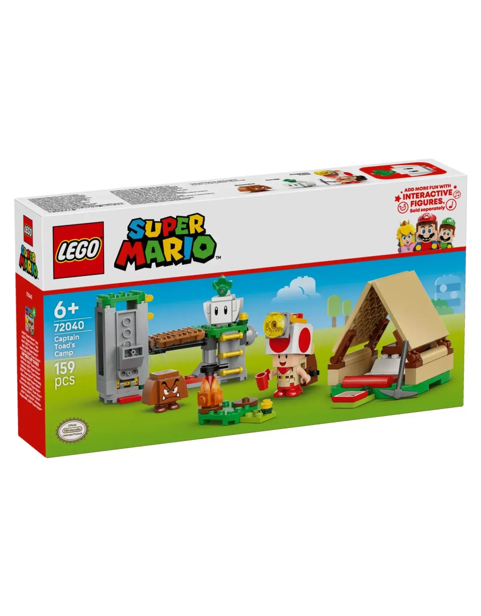 Lego Mario 72040 LEGO Super Mario™ Toad-Baas' Kampeerplaats