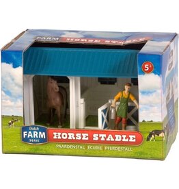 Dutch Farm Paardenstal|  incl. figuur en paard