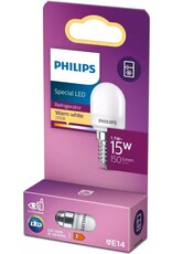 PHILIPS 1x Philips LED Lamp Koelkast/Vriezer mat (1,7W (15W), E14, warm wit)