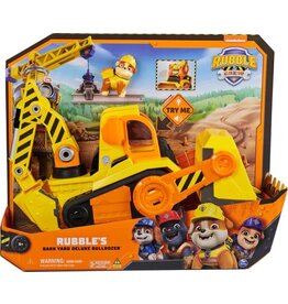 paw patrol PAW PATROL RUBBLE AND CREW RUBBLE DELUXE BULLDOZER