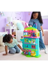 Gabby's Dollhouse Gabby's Poppenhuis - Feest Poppenhuis - +60cm hoog - vanaf 3 jaar - met speelfiguren poppenhuismeubels en 6 geluidseffecten