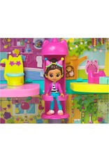 Gabby's Dollhouse Gabby's Poppenhuis - Feest Poppenhuis - +60cm hoog - vanaf 3 jaar - met speelfiguren poppenhuismeubels en 6 geluidseffecten