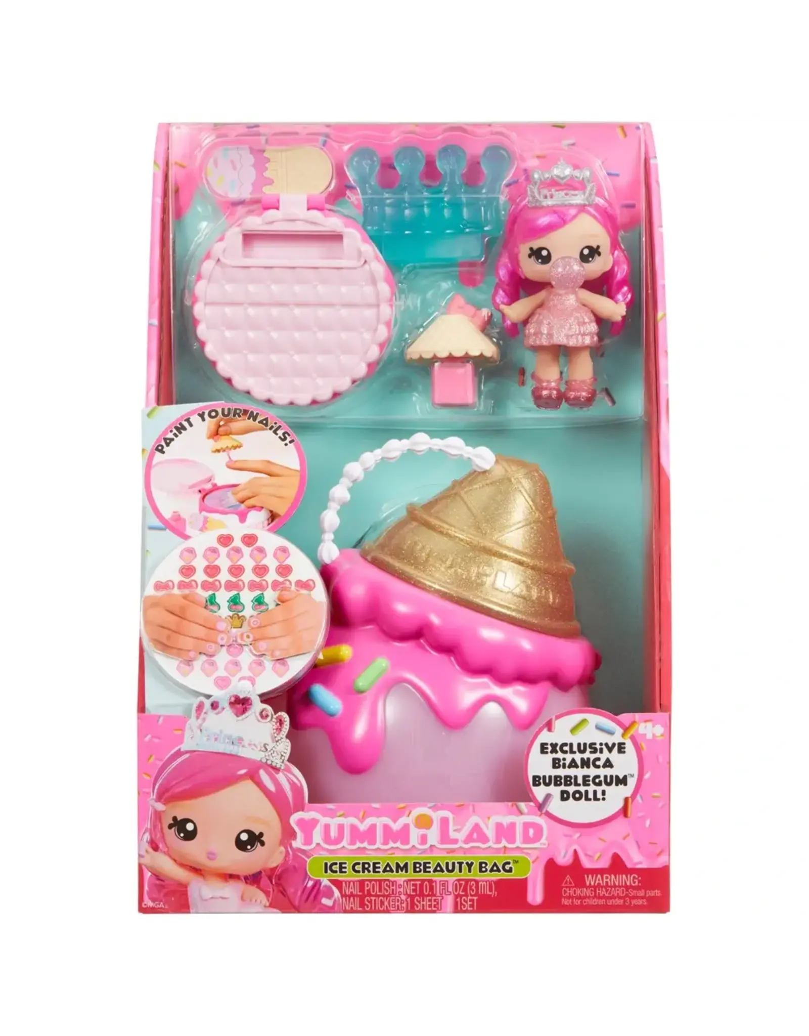 YUMMILAND Yummiland Cupcake Beauty Bag Playset [Bianca Bubbglegum Doll!]