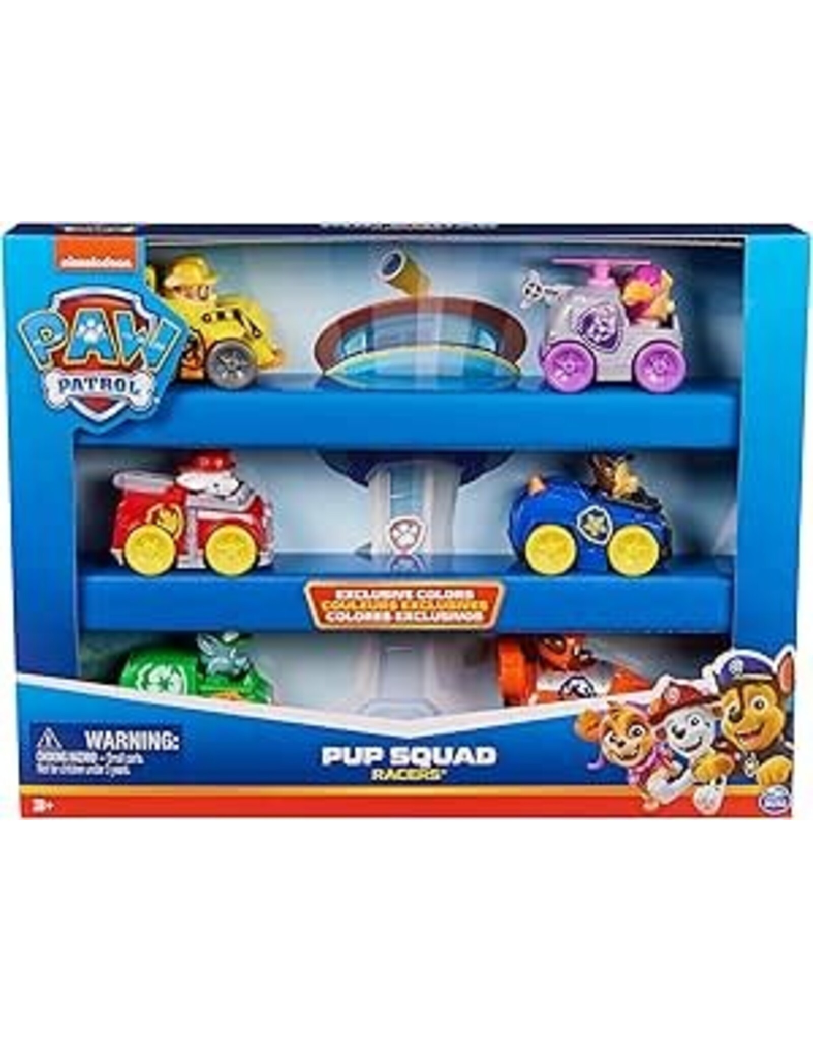 paw patrol PAW Patrol Pup Squad - Cadeauset met 6 Racers - speelgoedautos