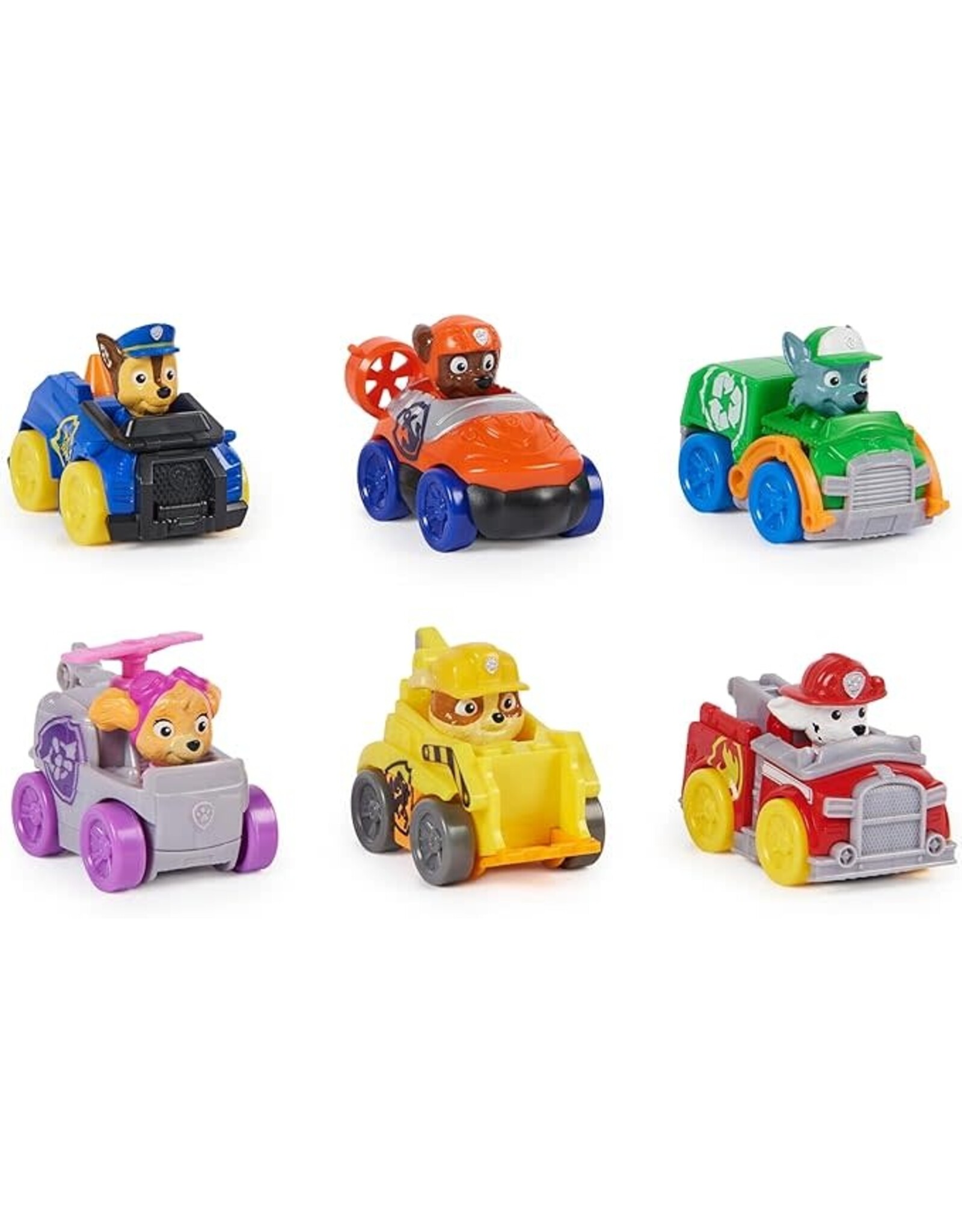paw patrol PAW Patrol Pup Squad - Cadeauset met 6 Racers - speelgoedautos