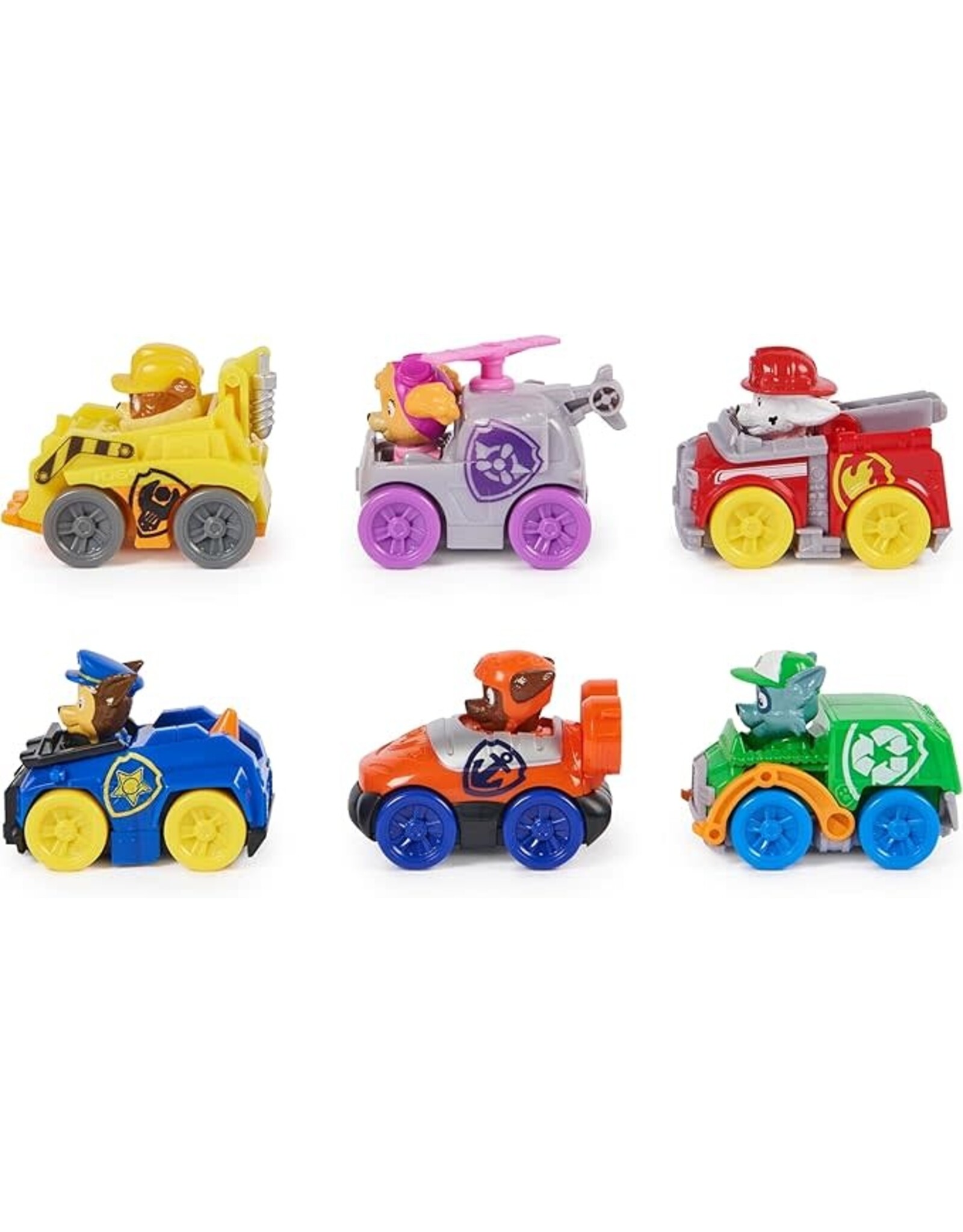paw patrol PAW Patrol Pup Squad - Cadeauset met 6 Racers - speelgoedautos