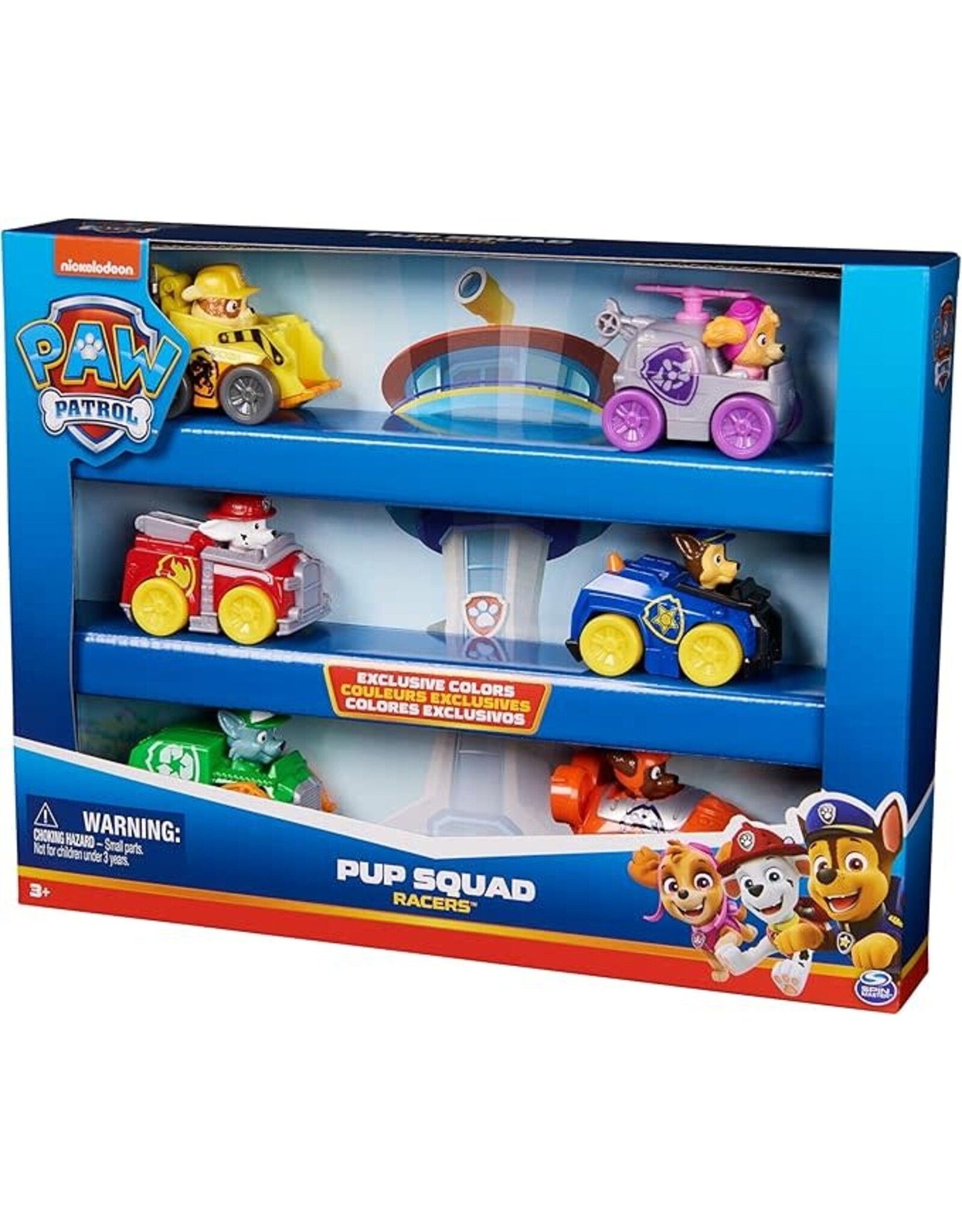 paw patrol PAW Patrol Pup Squad - Cadeauset met 6 Racers - speelgoedautos