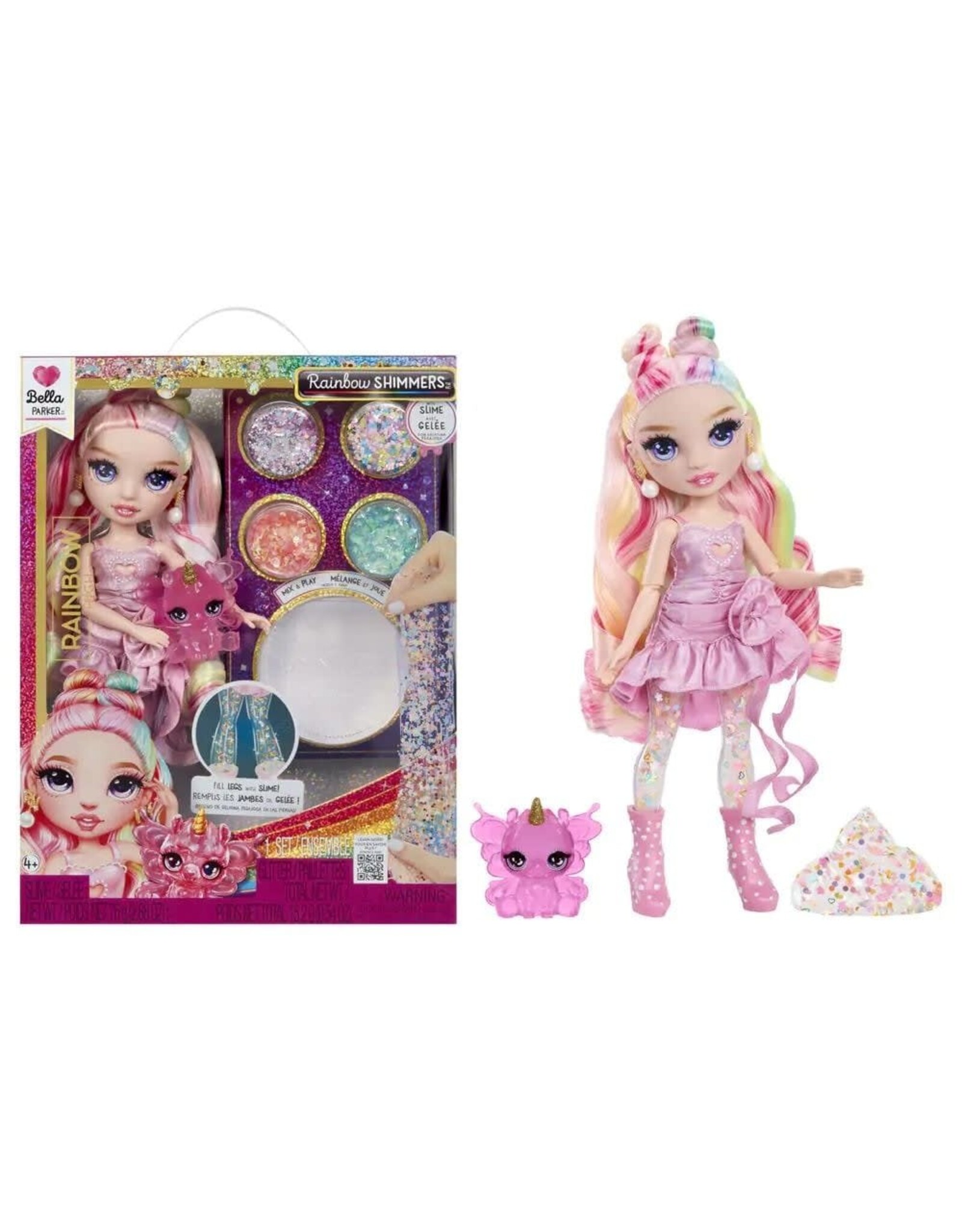 rainbow high Rainbow High Glitters met Slijm Modepop - Bella