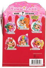 YUMMILAND Yummiland Lip Gloss Doll: Mystery Color Change - Carly Cakepop - Inclusief 1 pop, doe-het-zelf lipgloss + afneembare sleutelhanger, cosmeticaspel, collectie, voor kinderen vanaf 4 jaar