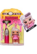 YUMMILAND Yummiland Lip Gloss Doll: Sour Sweeties - Misty Cakes Includes DIY Lip Gloss + Removable Keychain, Cosmetic Play, Collectible, Ages 4+