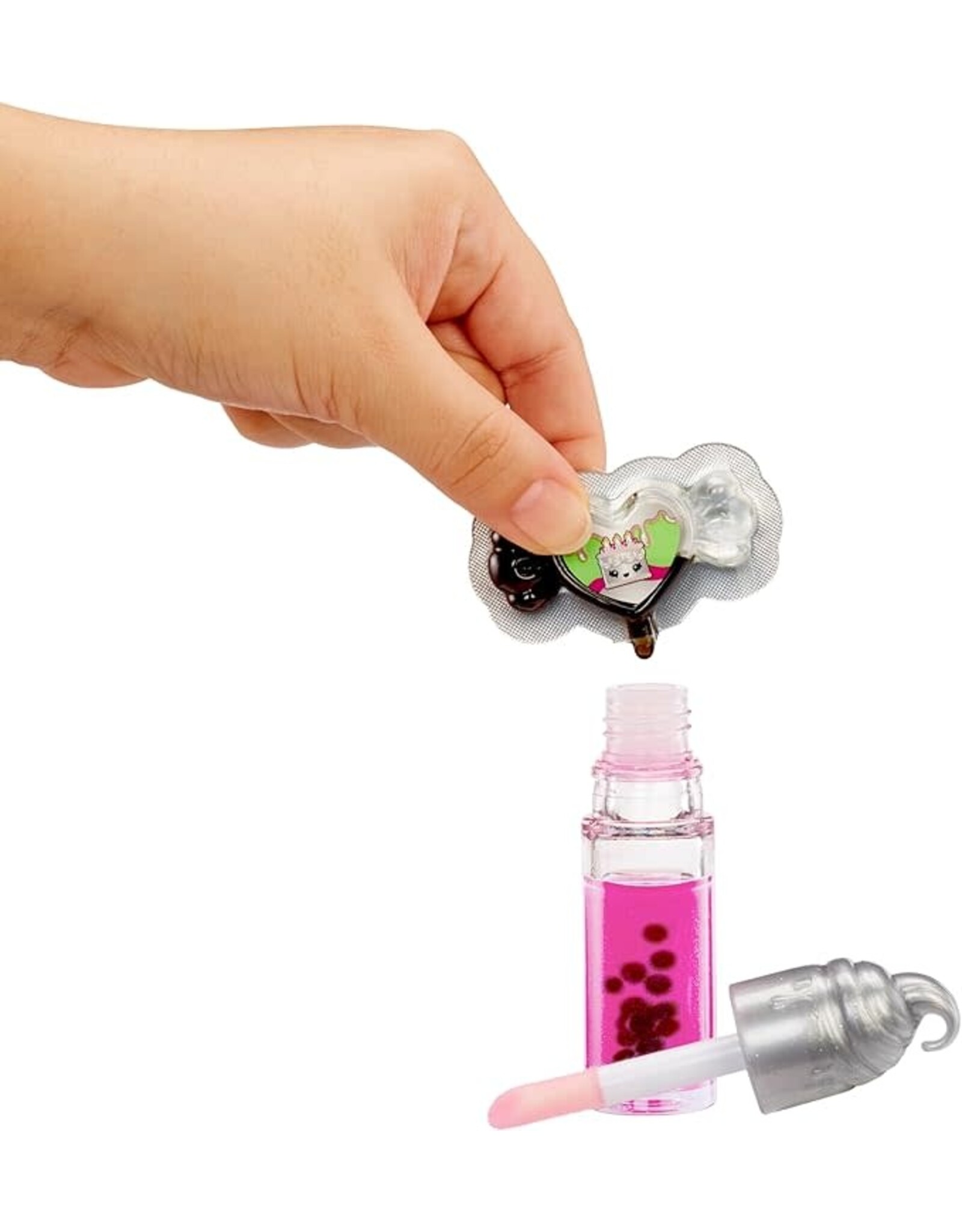 YUMMILAND Yummiland Lip Gloss Doll: Sour Sweeties - Misty Cakes Includes DIY Lip Gloss + Removable Keychain, Cosmetic Play, Collectible, Ages 4+