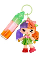 YUMMILAND Yummiland Lip Gloss Doll: Mystery Color Change - Poppy Melonberry Includes DIY Lip Gloss + Removable Keychain, Cosmetic Play, Collectible, Ages 4+