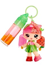 YUMMILAND Yummiland Lip Gloss Doll: Mystery Color Change - Poppy Melonberry Includes DIY Lip Gloss + Removable Keychain, Cosmetic Play, Collectible, Ages 4+