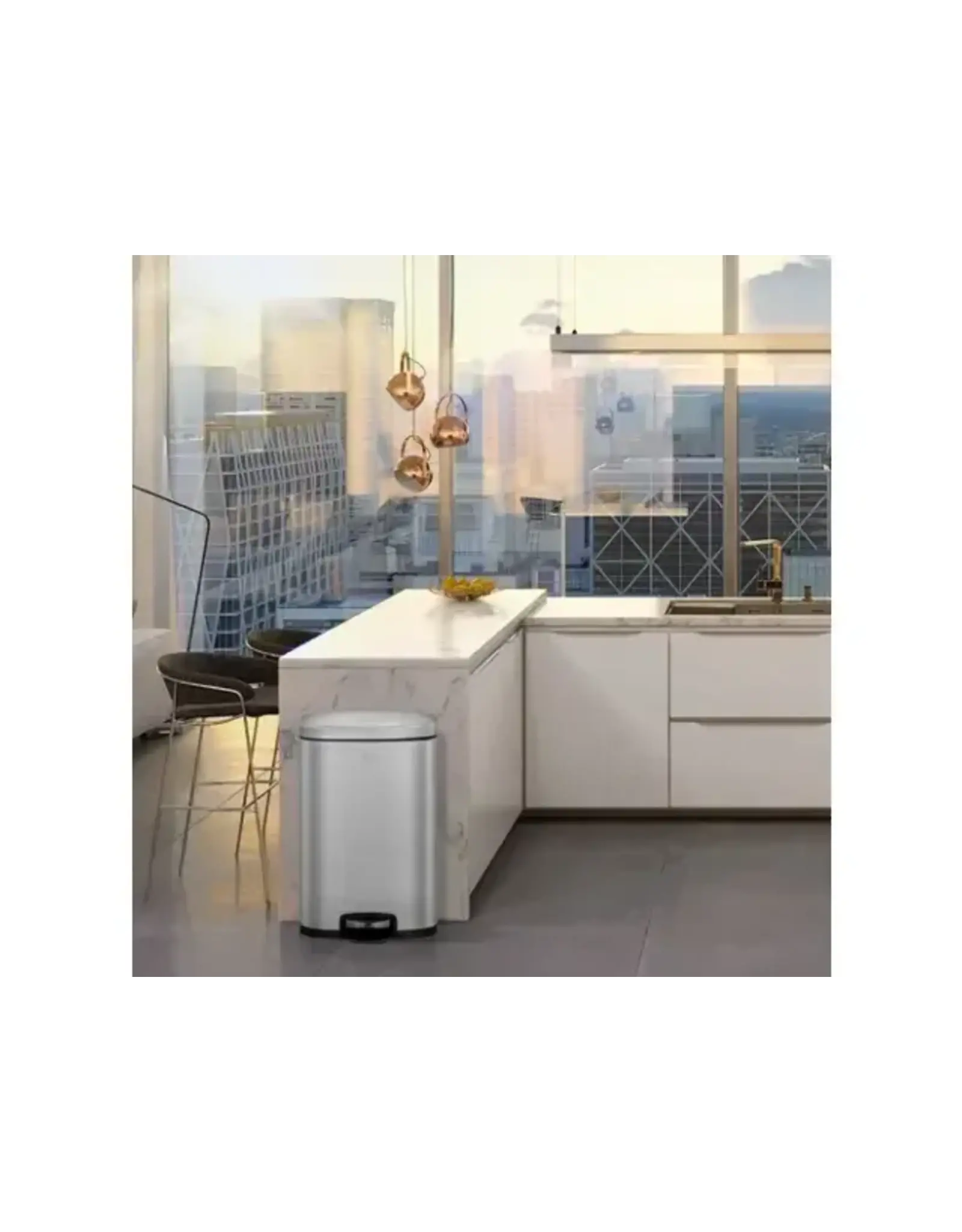 EKO EKO - Oli-Cube Recycler pedaalemmer 20+20 liter - RVS - MatRvs