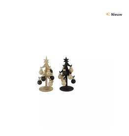 Decoris Kerstboom Sparkly 6x6x15cm