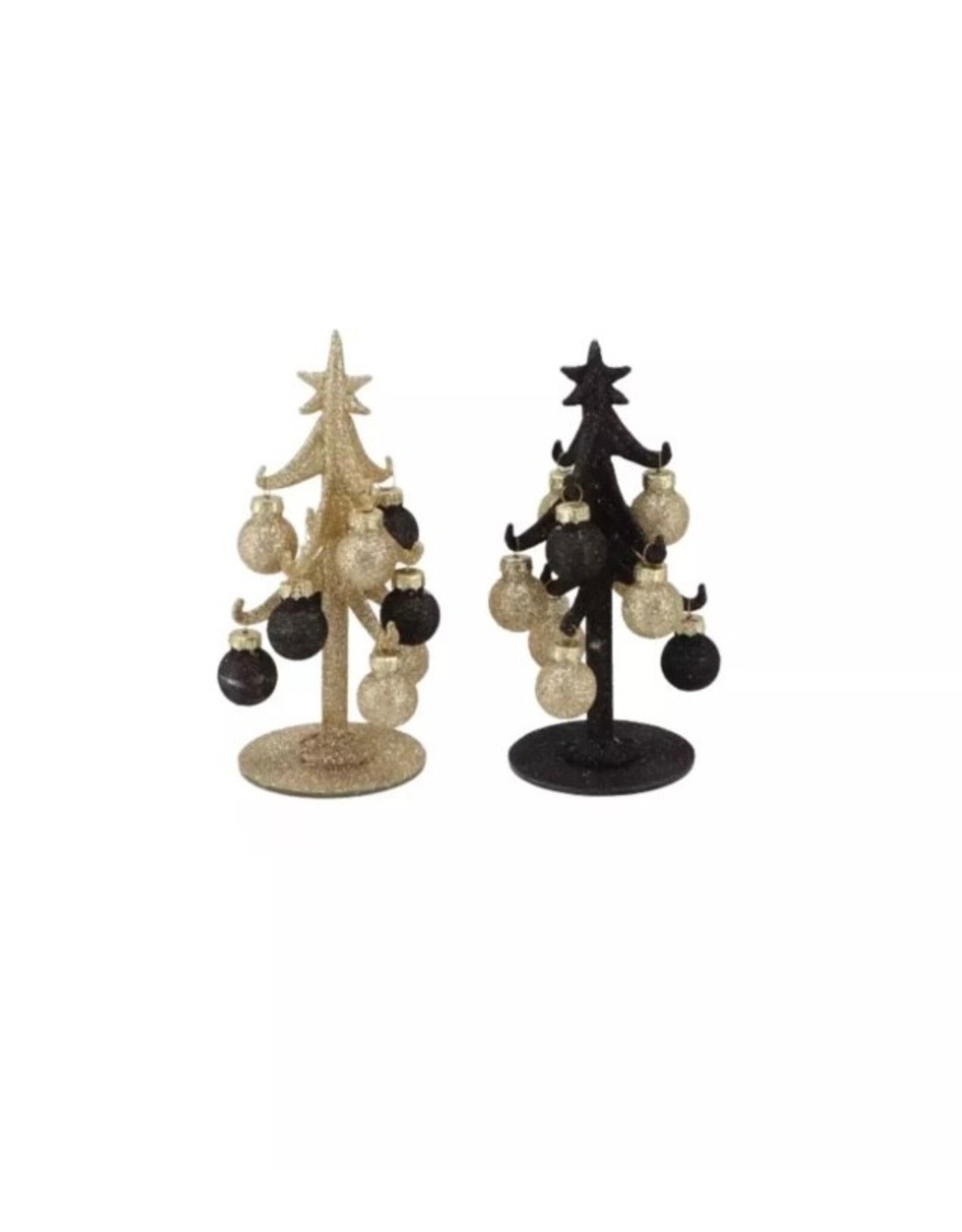 Decoris Kerstboom Sparkly 6x6x15cm