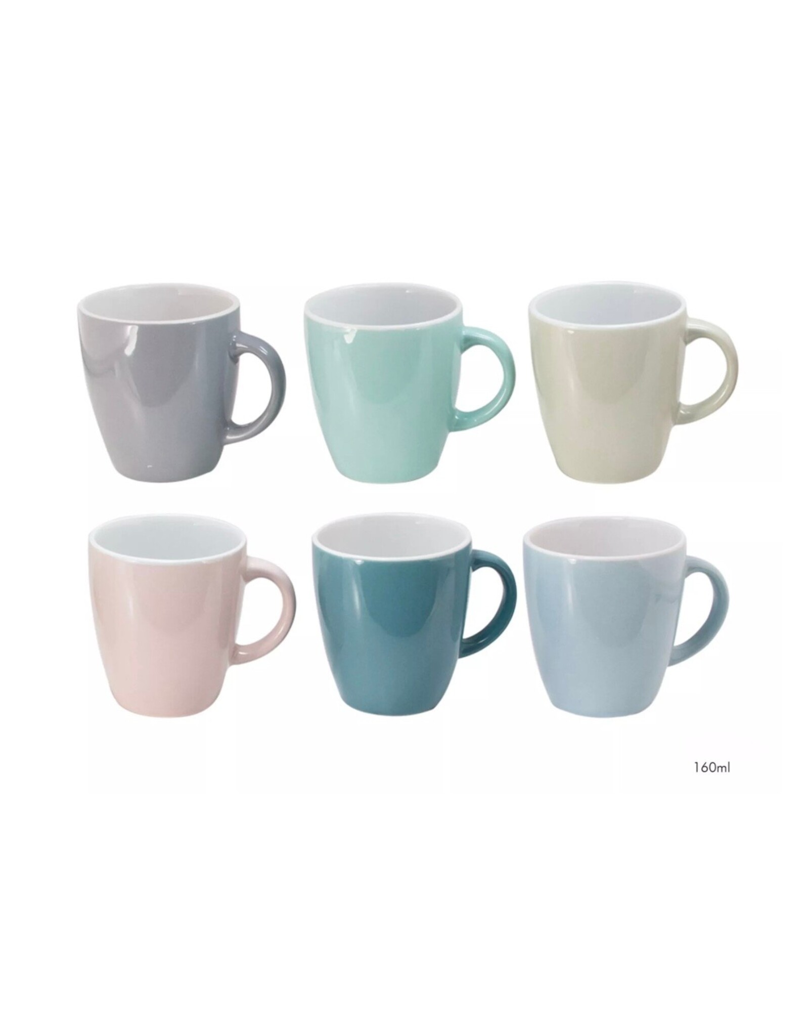 MERKLOOS Senseo mokje 160ml 6 kleuren uni