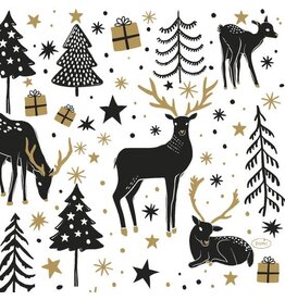 Duni Duni Servetten Magic Winter 33x33 cm