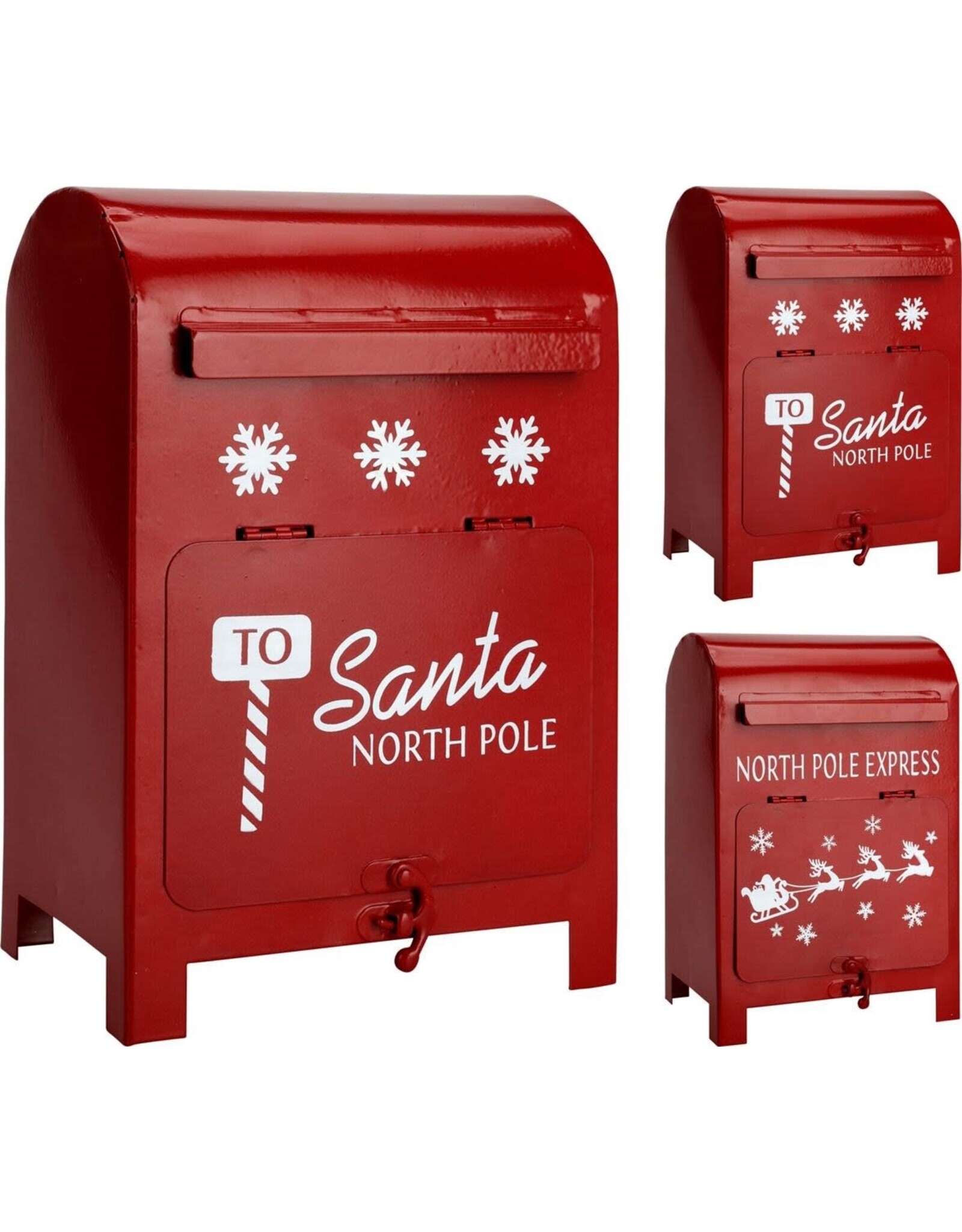 Decoris Brievenbus kerst 23x15CM