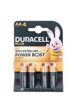 DURACELL Duracell Plus Power Boost MN1500 Mignon AA-batterij blister van 4