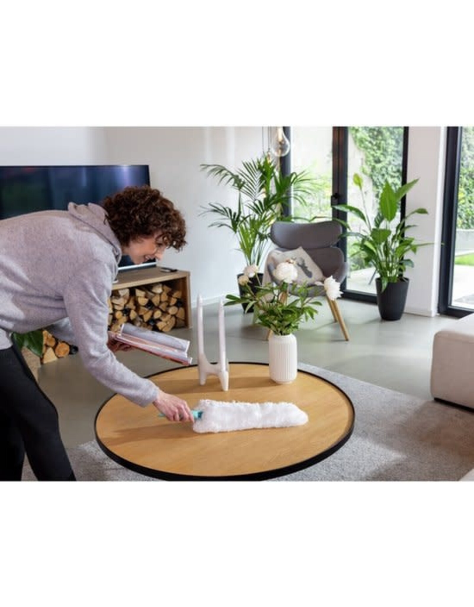 LEIFHEIT Leifheit Superduster plumeau XL - wasbaar - 56 cm - flexibel - click system
