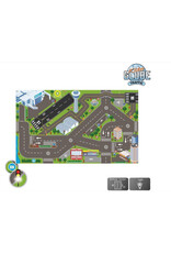 GLOBE Kids Globe Speelkleedmet LED verlichting: vliegveld 72x120 cm